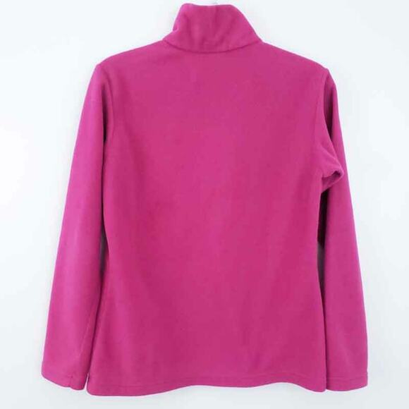 Patagonia Fleece Pullover Qtr Zip Jacket Magenta Pink Womens Small Winter Fall - Picture 2 of 4